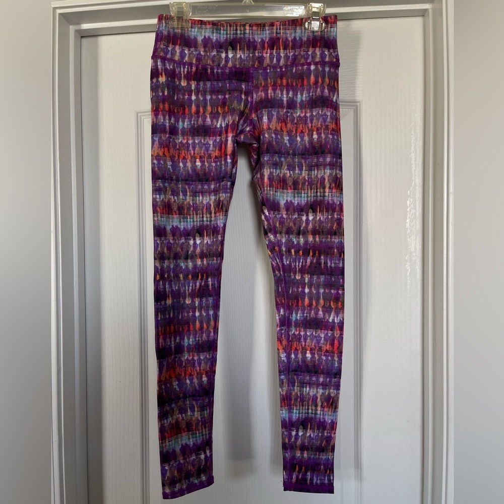 ALO Yoga Multi Colored Purple Orange Legging Medium